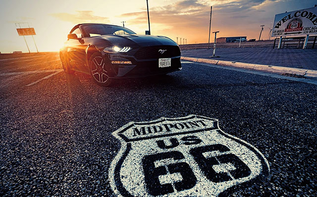 rent a car on Route 66 the Mother Road!