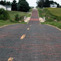  This is the Route 66 brick alignment that takes you to the COOLBUS, is not it cool?