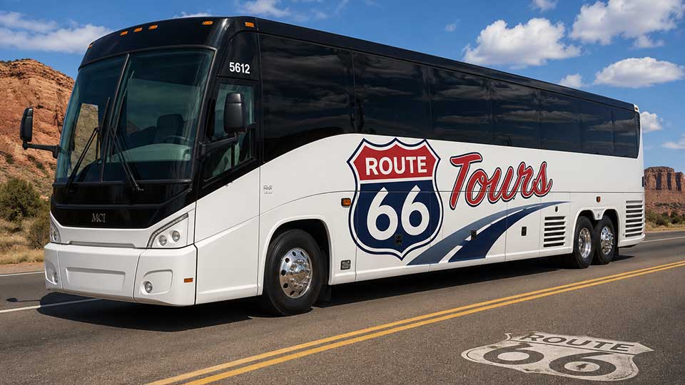 Bus tour usa america route 66